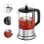 ProfiCook 501165 Bollitore Elettronico 2 in 1 Nero Acciaio Inossidabile 0,5L