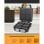 Gaufrier ProfiCook PC-WA 1241, 4 Gaufres, Noir, Acier Inoxydable, 1200 W