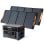 Estação de energia OSCAL PowerMax 2400 Pro 2400Wh 8 modos de carga Bateria Li-ion Carregador solar Painel PM200Pro 200W Proteção IP67