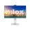 Moniteur Nilox 24" FHD 120Hz IPS Blanc Haut-parleurs Caméra Réglable VESA