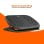 Owlotech Executive Mesa de Escritorio 100x60cm Negra + PcCom Essential Reposapiés Ergonómico 44x34cm