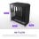 Case PC Midi Tower Nero con Ventilazione Avanzata e Vetro Temperato 6 Bay HDD 2.5/3.5"