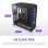 NZXT H9 Flow RGB, Midi Tower, PC, Negro, ATX, EATX, micro ATX, 16,5 cm