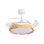 Ventilador de techo Ondas 72W LED 6480lm 6 velocidades aspas retráctiles mando a distancia
