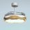 Ventilador de techo Ondas 72W LED 6480lm 6 velocidades aspas retráctiles mando a distancia