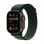 Apple Watch Ultra 2 49mm Titan Noir 4G Boucle Alpine Verte Taille M