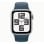 Apple Watch SE GPS NFC 44mm OLED Argent Bleu M/L Suivi sommeil Pulsomètre Étanche 50m