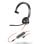 Auriculares Poly con cable USB-C/A y 3.5 mm, Cancelación de Ruido y Micrófono Negro