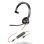 Auriculares Poly Blackwire 3315 com fio USB-C/A, Cancelamento de Ruído e Microfone Preto