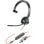 Auriculares Poly Blackwire 3315 com fio USB-C/A, Cancelamento de Ruído e Microfone Preto