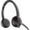Poly Savi 8220 Office Headset DECT Sem Fios Bluetooth com Cancelamento Ativo de Ruido e Microfone Preto