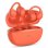 Auriculares SPC Boost Clip sem fios Bluetooth 5.4 Open-Ear com microfone e ENC vermelho