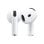 Auriculares Apple AirPods 4 sans fil Bluetooth 5.3 appels sport IP54 blancs