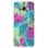 Semirigide TPU Hülle mit tropischem Blätter-Design für Samsung Galaxy S8 in Blau, Grün, Rosa, Transparent
