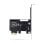 5G Ethernet PCI Express Netzwerkkarte Realtek RTL8126 5000 Mbit/s, Schwarz/Silber
