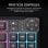 Corsair K55 Core TKL Teclado de Membrana Resistente a Derrames RGB (ES)