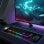 Tappetino Gaming Qi Wireless RGB 15W superfice microtesturizzata base antiscivolo