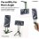 Supporto Magnete per Treppiede Universale Clip Moschettone Alluminio Rotazione 360°
