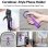 Supporto magnetico per treppiede universale Alluminio Clip moschettone Rotazione 360°