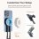 Supporto magnetico per treppiede universale con clip moschettone, rotazione 360° e compatibile MagSafe