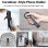 Supporto magnetico per treppiede universale con clip moschettone, rotazione 360° e compatibile MagSafe