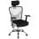 Vinsetto Silla De Oficina Con Altura Ajustable Respaldo Reclinable Gris