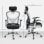 Vinsetto Silla De Oficina Con Altura Ajustable Respaldo Reclinable Gris