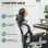 Vinsetto Silla De Oficina Con Altura Ajustable Respaldo Reclinable Gris
