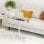 Homcom Mesa Auxiliar Con Ruedas Altura Ajustable Superficie Inclinable Roble