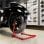 Homcom Caballete Elevador Universal Rueda Trasera Moto De Acero Carga 544 Kg