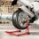 Homcom Caballete Elevador Universal Rueda Trasera Moto De Acero Carga 544 Kg