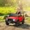 Aiyaplay Coche Eléctrico Para Niños Con Licencia Land Rover 12v Rojo