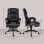 Vinsetto Silla De Oficina Con Masaje De 6 Puntos Con Respaldo Reclinable Negro