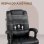 Vinsetto Silla De Oficina Con Masaje De 6 Puntos Con Respaldo Reclinable Negro