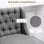 Homcom Juego De 2 Taburetes De Bar Con Respaldo Reposapiés 46x57x101 Cm Gris
