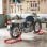 Homcom Soporte De Rueda Delantera Y Trasera Motocicleta Con Horquillas En U Y L