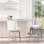 Homcom Juego De 2 Taburetes De Bar Con Respaldo Reposapiés 46x57x101 Cm Beige