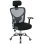 Vinsetto Silla De Oficina Con Altura Ajustable Respaldo Reclinable Gris Oscuro