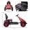 Homcom Go Kart A Pedales Para Niños De 5-12 Años 121x58x61 Cm Rojo