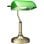 Homcom Lámpara De Escritorio Banquero E27 Con Pantalla Ajustable Verde