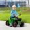 Homcom Quad Eléctrico Para Niños De 18-36 Meses 70x41,5x48,5 Cm Verde