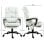 Vinsetto Silla De Oficina Con Masaje De 6 Puntos Con Respaldo Reclinable Blanco