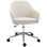 Vinsetto Silla De Oficina Giratoria Con Altura Ajustable Y Reposabrazos Beige