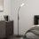 Homcom Lámpara De Pie Led Regulable Con Control Remoto Y Táctil Negro