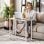 Homcom Escritorio Plegable Con Ruedas Para Espacios Pequeños 80x40x75 Cm Natural