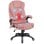 Vinsetto Silla De Masaje Reclinable Con 6 Puntos De Masaje 68x72x110-120cm Rosa
