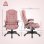 Vinsetto Silla De Masaje Reclinable Con 6 Puntos De Masaje 68x72x110-120cm Rosa