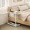 Homcom Mesa Auxiliar Con Ruedas Con Altura Ajustable Superficie Inclinable Roble