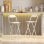 Homcom Juego De 2 Taburetes De Bar Plegables Con Respaldo Blanco
