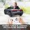 Homcom Coche Eléctrico Para Niños +3 Años Audi Rs E-tron Gt 103x58x41 Cm Gris